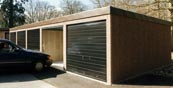 Economy concrete garages by Leofric