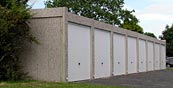 Leofric 'System' concrete battery garages